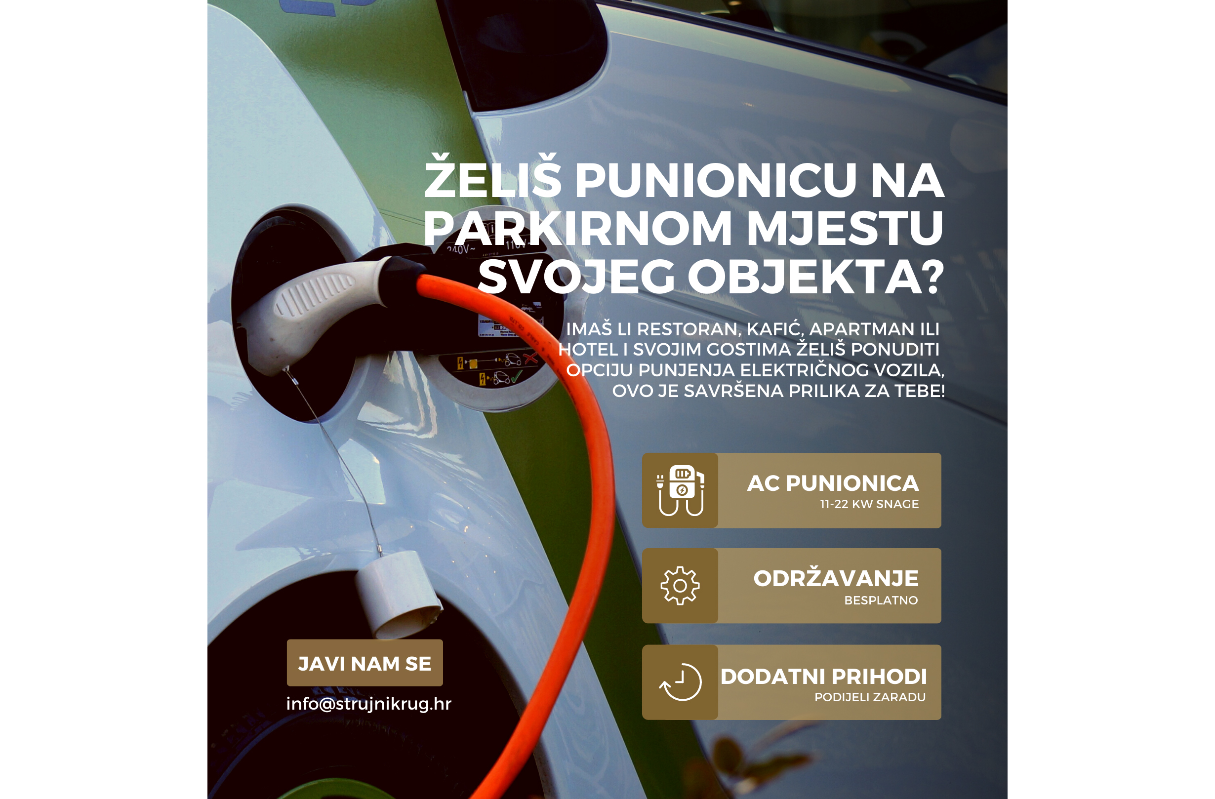 Udruga Strujni krug: Akcija za povećanje broja punionica za električna vozila